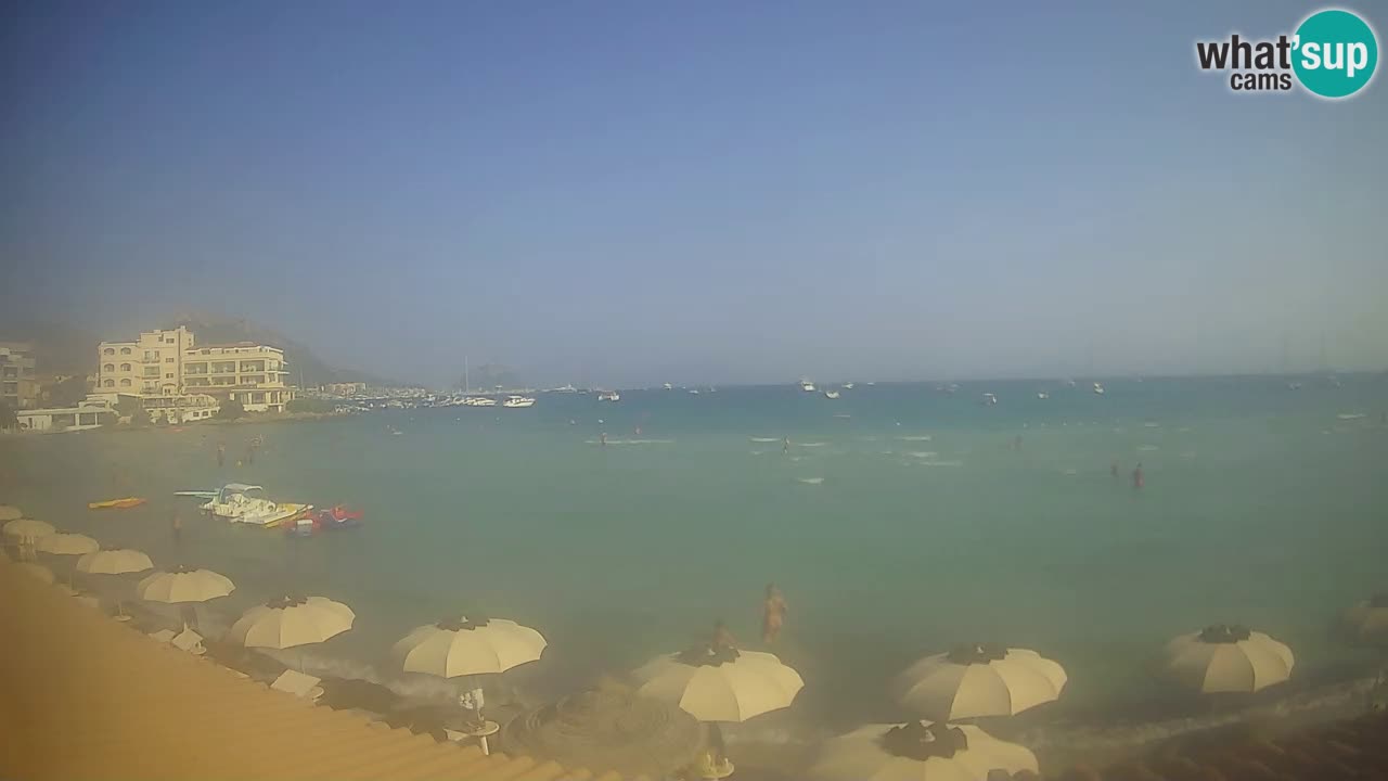 Webcam Terza Spiaggia Golfo Aranci – Vue en direct de la plage