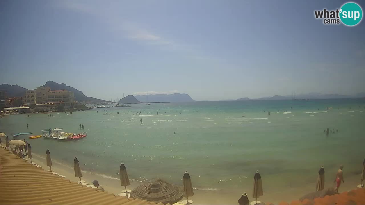 Webcam Terza Spiaggia Golfo Aranci – Liveblick auf den Strand