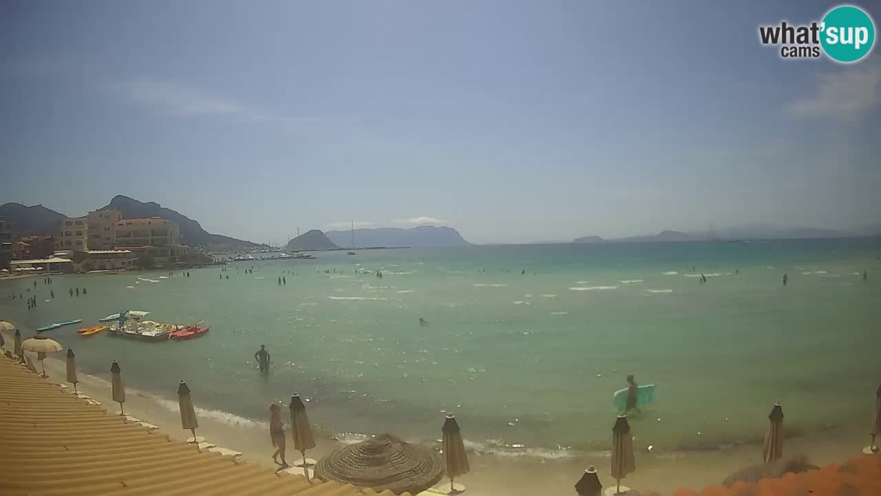 Webcam Terza Spiaggia Golfo Aranci – Vista en directo de la playa