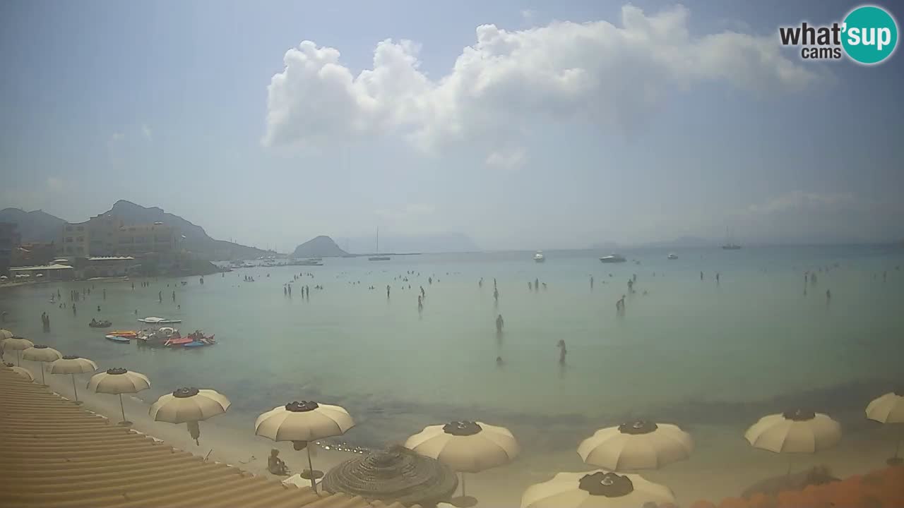 Web kamera Terza Spiaggia Golfo Aranci – Pogled uživo na plažu