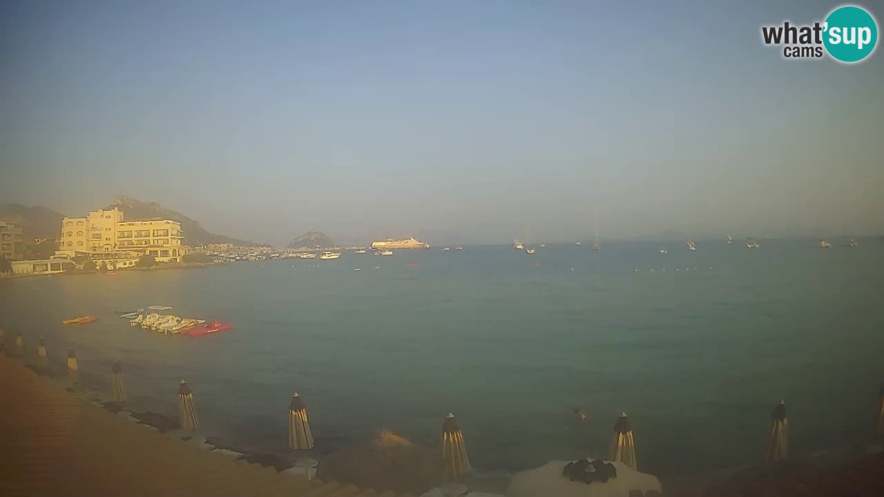 Webcam Terza Spiaggia Golfo Aranci – Liveblick auf den Strand
