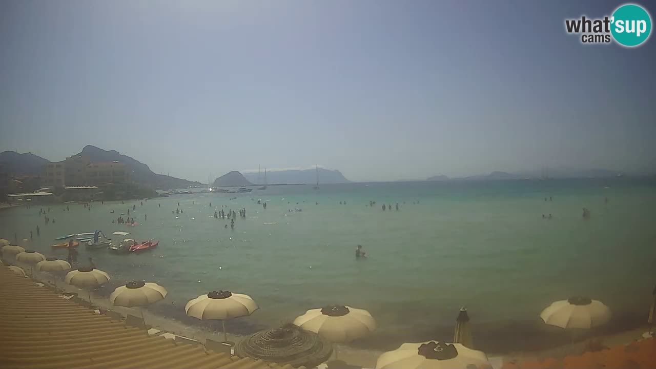 Web kamera Terza Spiaggia Golfo Aranci – Pogled uživo na plažu