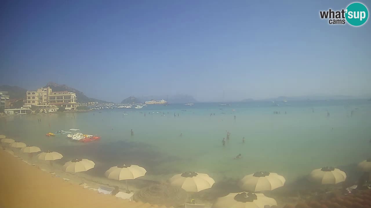 Webcam Terza Spiaggia Golfo Aranci – Liveblick auf den Strand