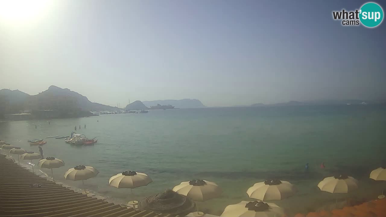 Webcam Terza Spiaggia Golfo Aranci – Vue en direct de la plage