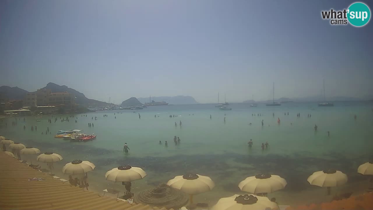 Webcam Terza Spiaggia Golfo Aranci – Vue en direct de la plage