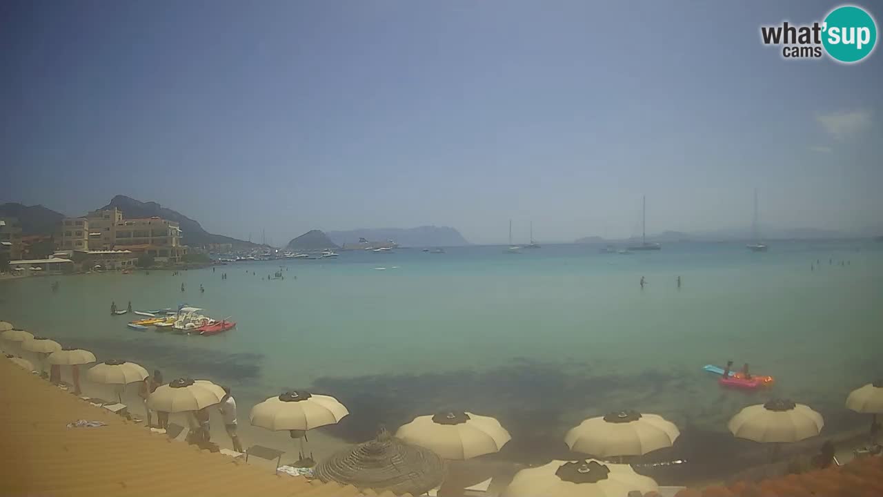 Webcam Terza Spiaggia Golfo Aranci – Vue en direct de la plage