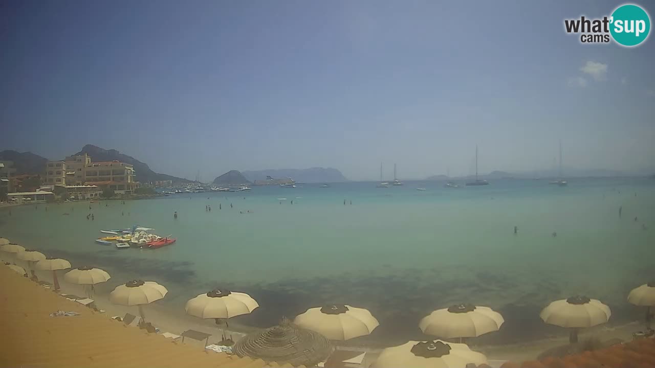 Webcam Terza Spiaggia Golfo Aranci – Vue en direct de la plage