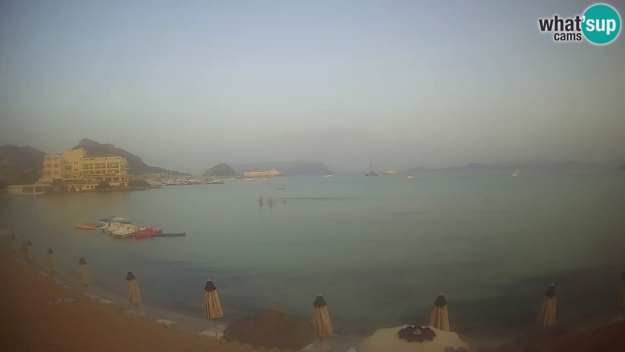 Webcam Terza Spiaggia Golfo Aranci – Vue en direct de la plage