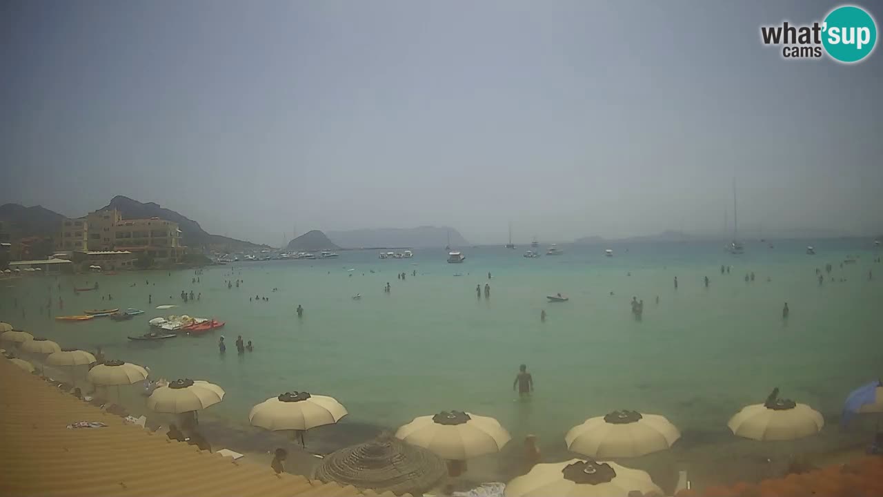 Webcam Terza Spiaggia Golfo Aranci – Vue en direct de la plage