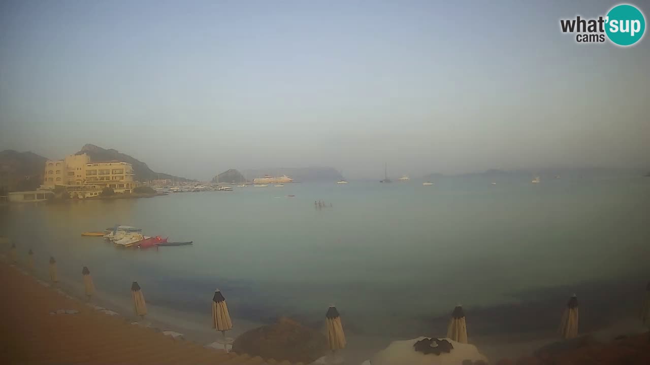 Webcam Terza Spiaggia Golfo Aranci – Vue en direct de la plage