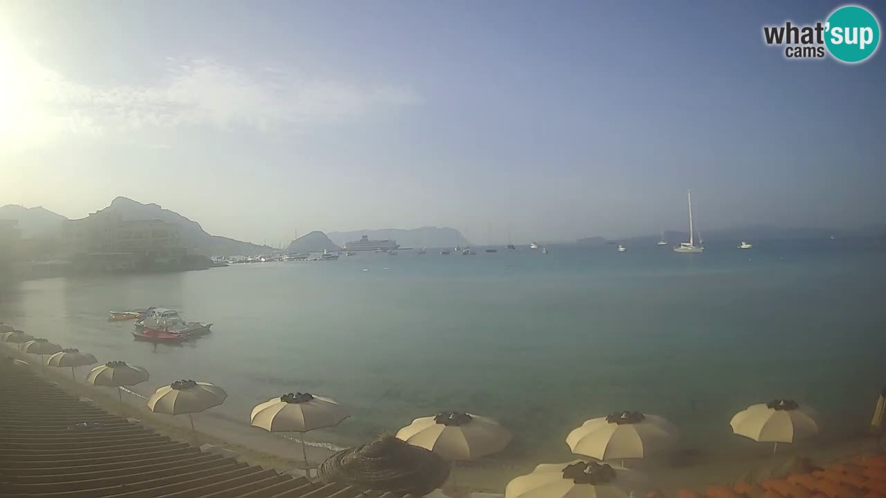 Webcam Terza Spiaggia Golfo Aranci – Liveblick auf den Strand