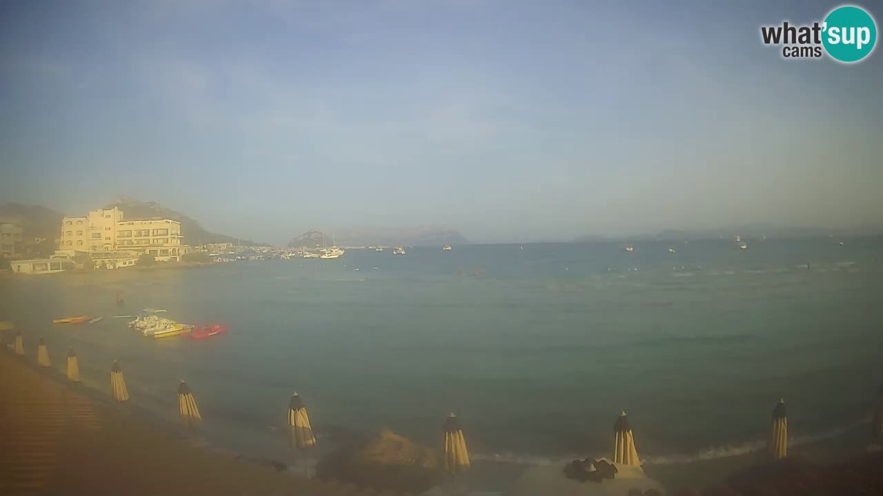 Webcam Terza Spiaggia Golfo Aranci – Vue en direct de la plage