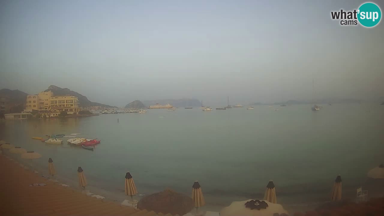 Webcam Terza Spiaggia Golfo Aranci – Liveblick auf den Strand