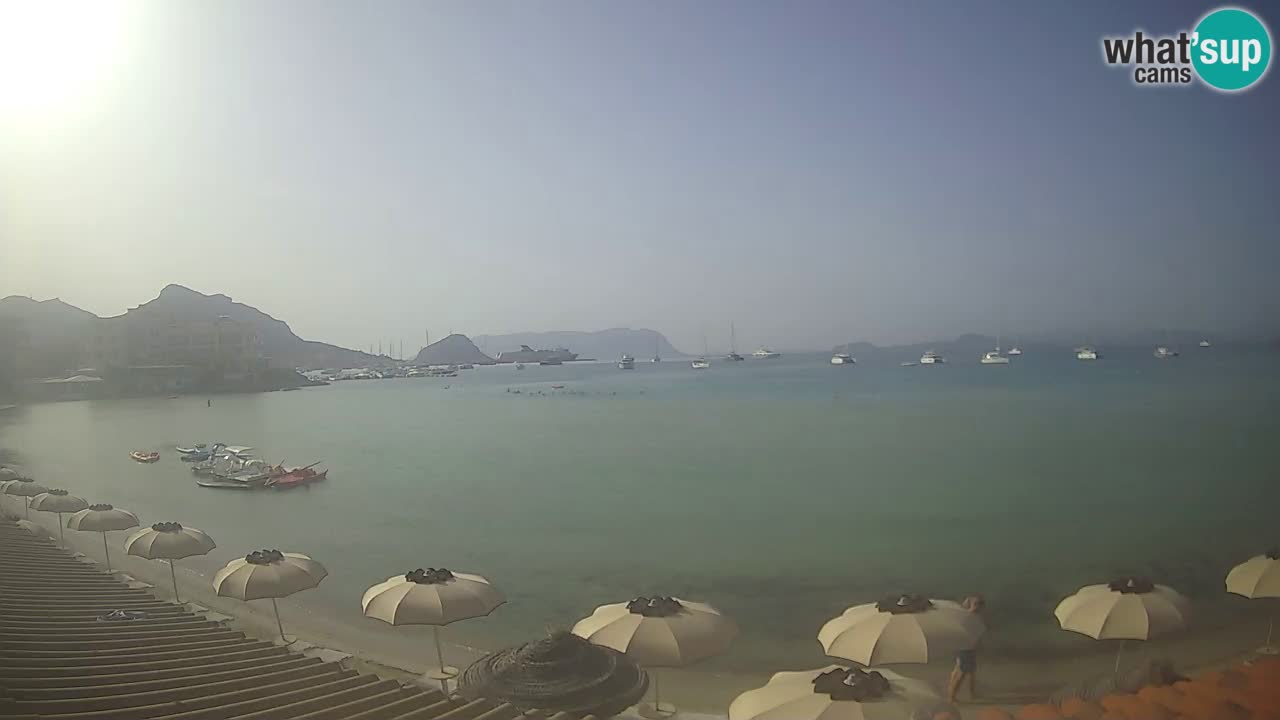 Webcam Terza Spiaggia Golfo Aranci – Liveblick auf den Strand