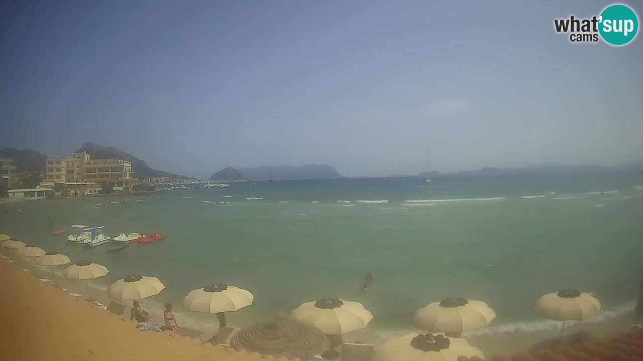 Webcam Terza Spiaggia Golfo Aranci – Vue en direct de la plage