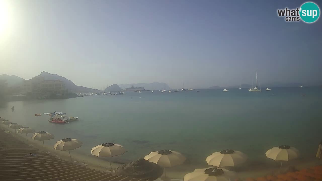 Webcam Terza Spiaggia Golfo Aranci – Vue en direct de la plage