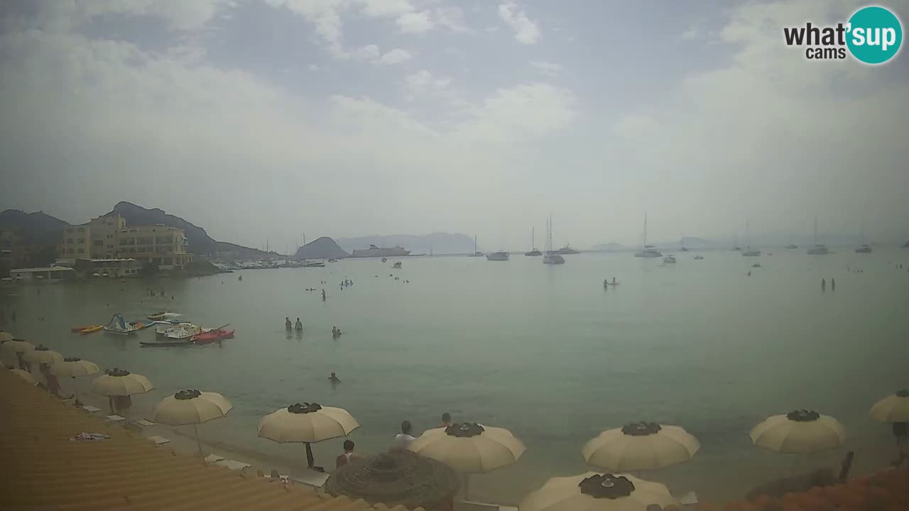 Webcam Terza Spiaggia Golfo Aranci – Vue en direct de la plage