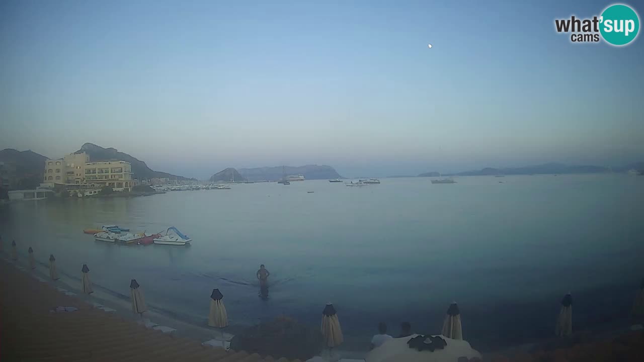 Webcam Terza Spiaggia Golfo Aranci – Liveblick auf den Strand