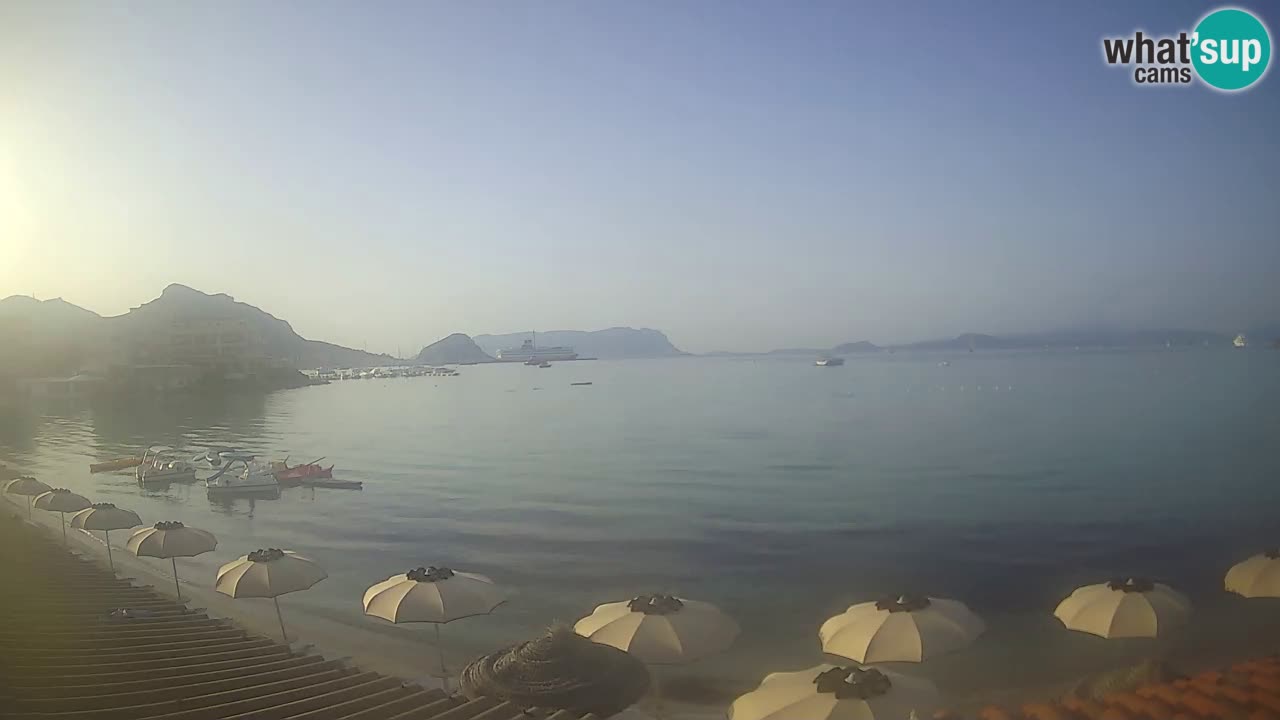 Webcam Terza Spiaggia Golfo Aranci – Liveblick auf den Strand