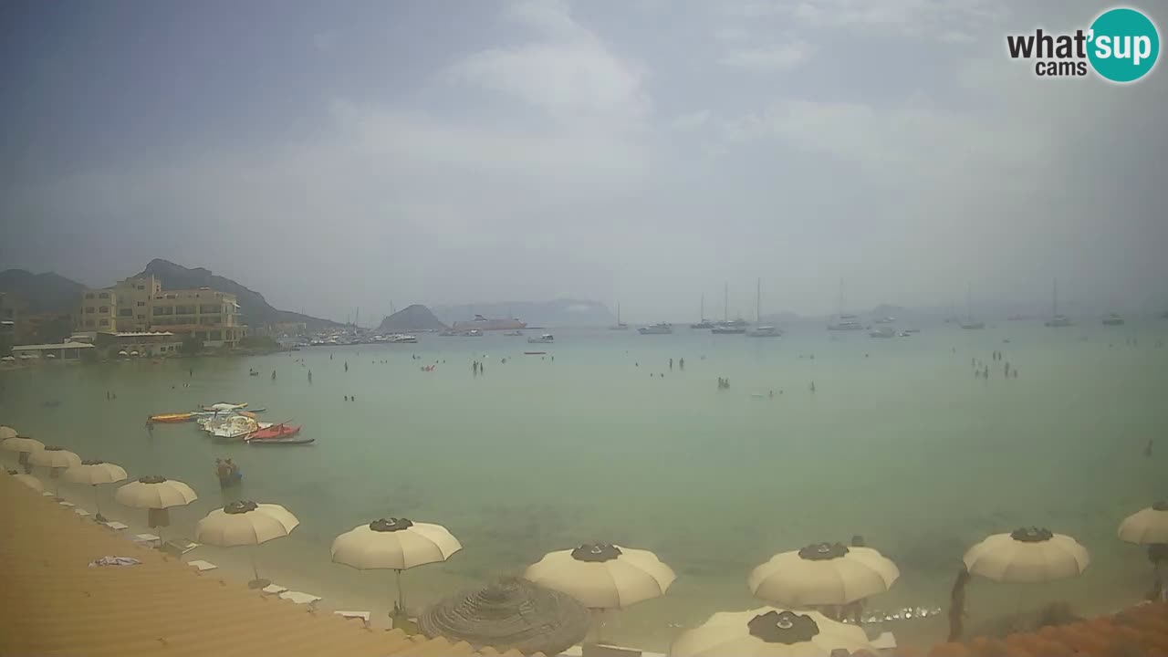 Webcam Terza Spiaggia Golfo Aranci – Vue en direct de la plage