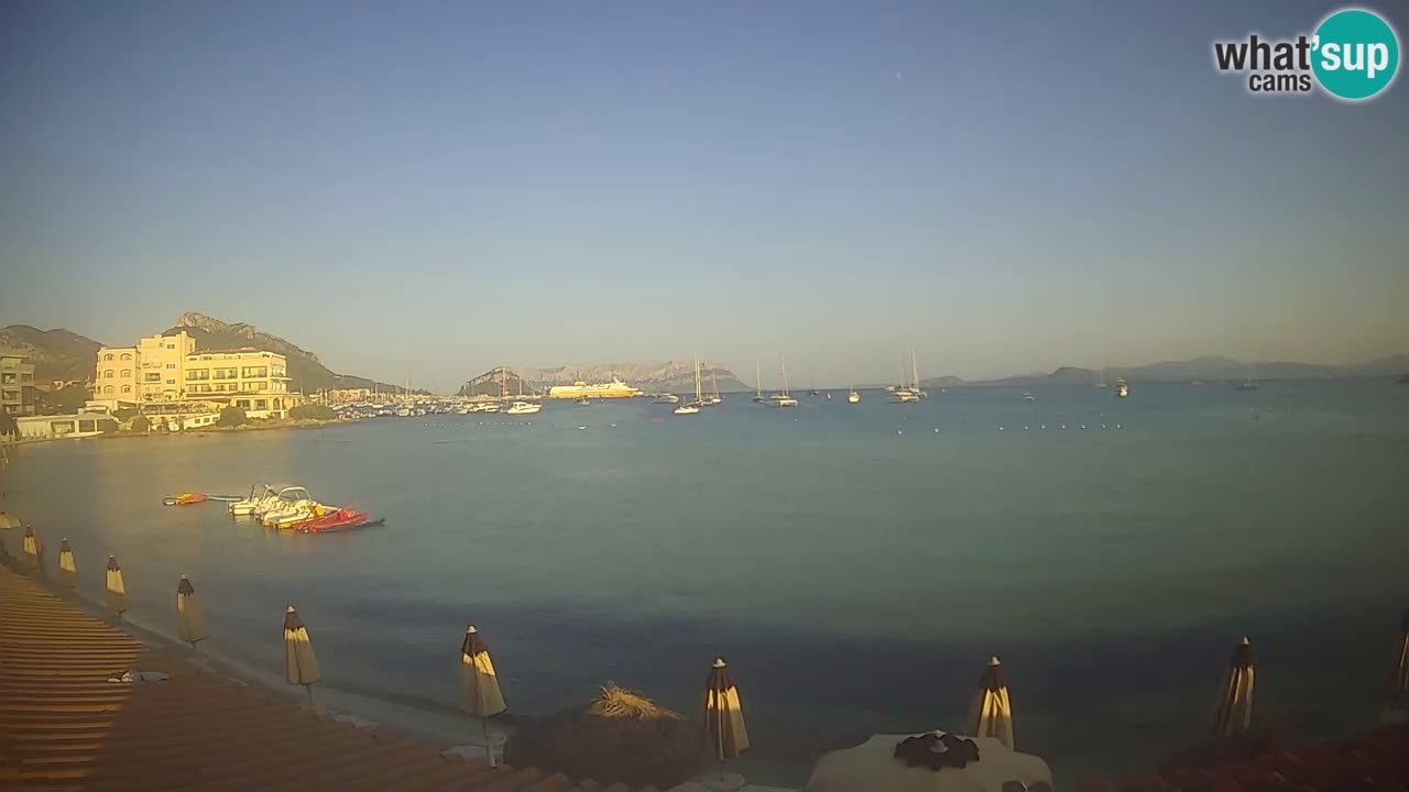 Webcam Terza Spiaggia Golfo Aranci – Vue en direct de la plage