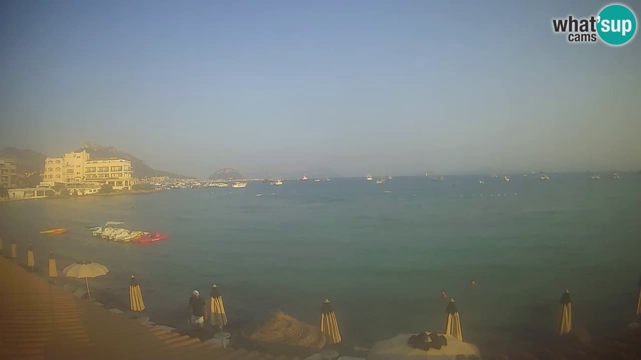 Webcam Terza Spiaggia Golfo Aranci – Liveblick auf den Strand