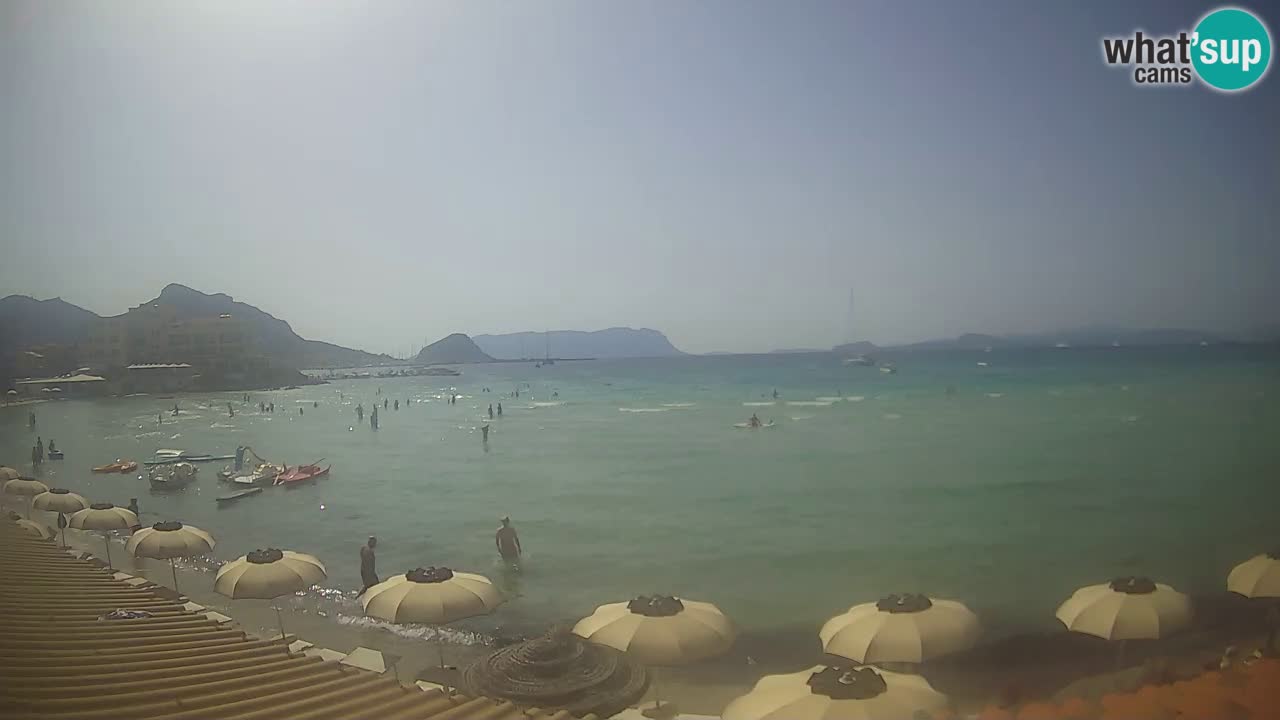 Webcam Terza Spiaggia Golfo Aranci – Vue en direct de la plage