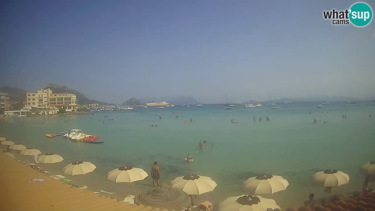 Webcam Terza Spiaggia Golfo Aranci – Vue en direct de la plage