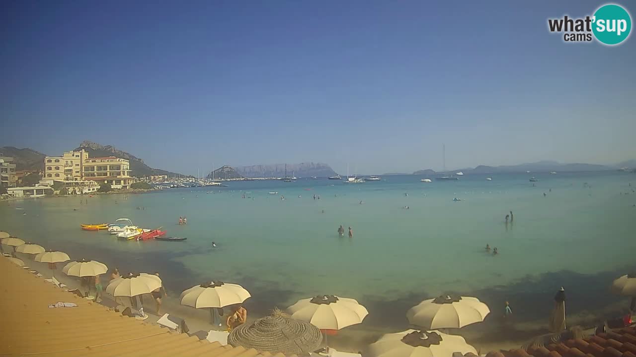 Webcam Terza Spiaggia Golfo Aranci – Liveblick auf den Strand