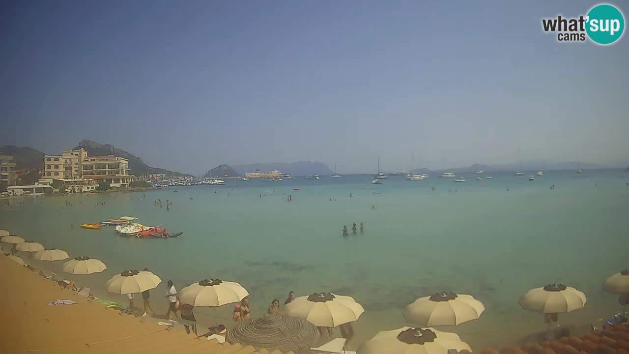 Webcam Terza Spiaggia Golfo Aranci – Liveblick auf den Strand