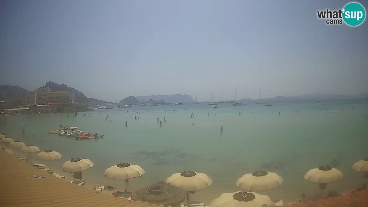 Webcam Terza Spiaggia Golfo Aranci – Vue en direct de la plage