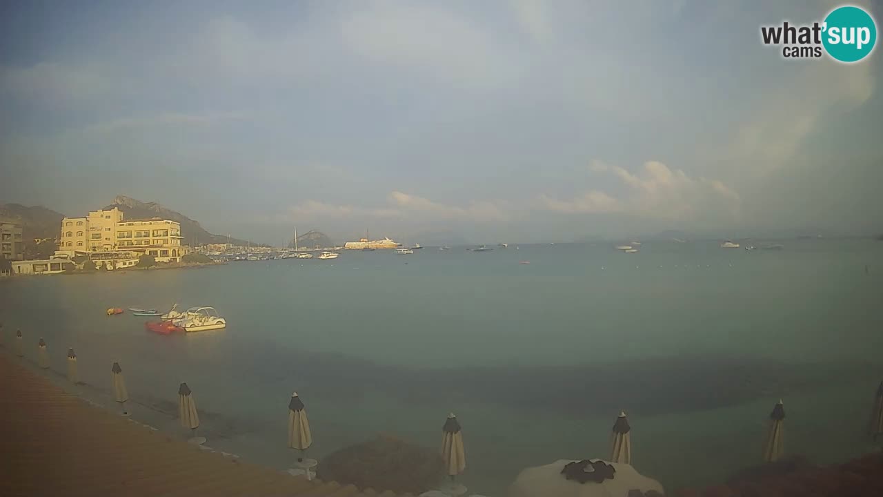 Webcam Terza Spiaggia Golfo Aranci – Vue en direct de la plage