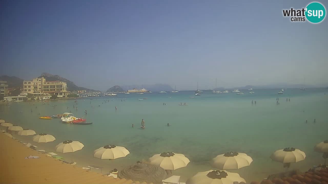 Webcam Terza Spiaggia Golfo Aranci – Liveblick auf den Strand