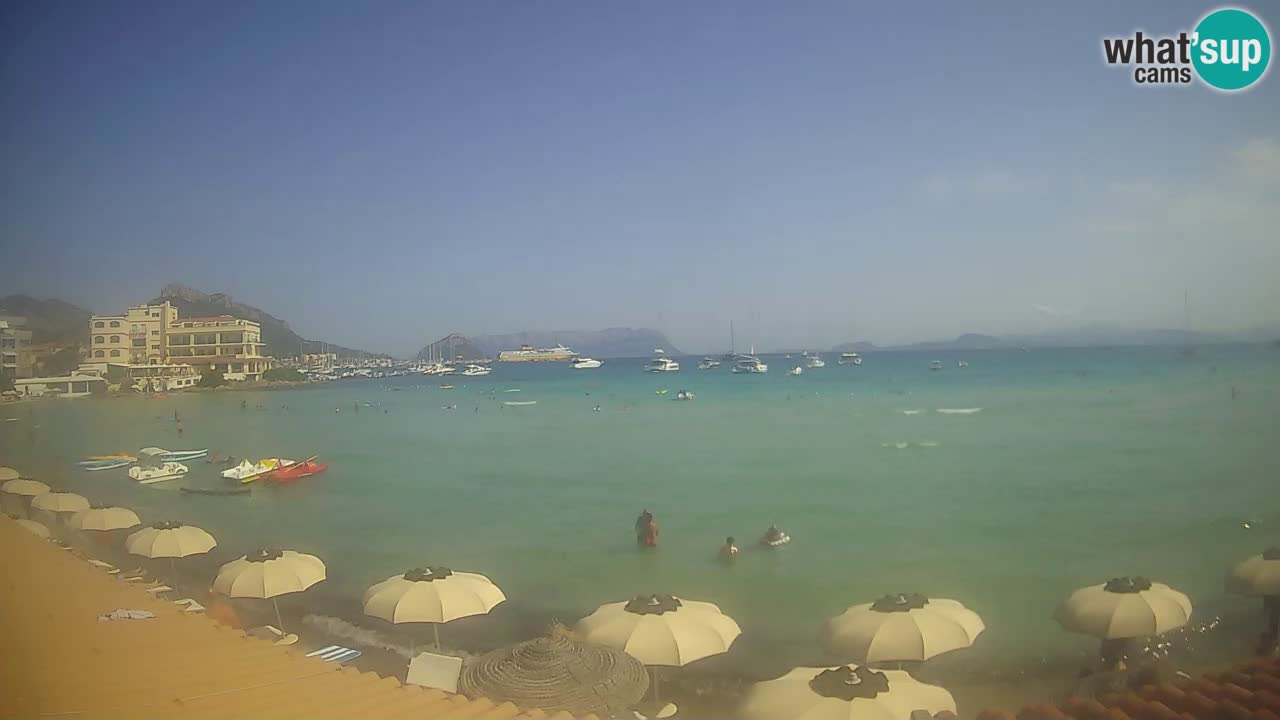 Webcam Terza Spiaggia Golfo Aranci – Vue en direct de la plage