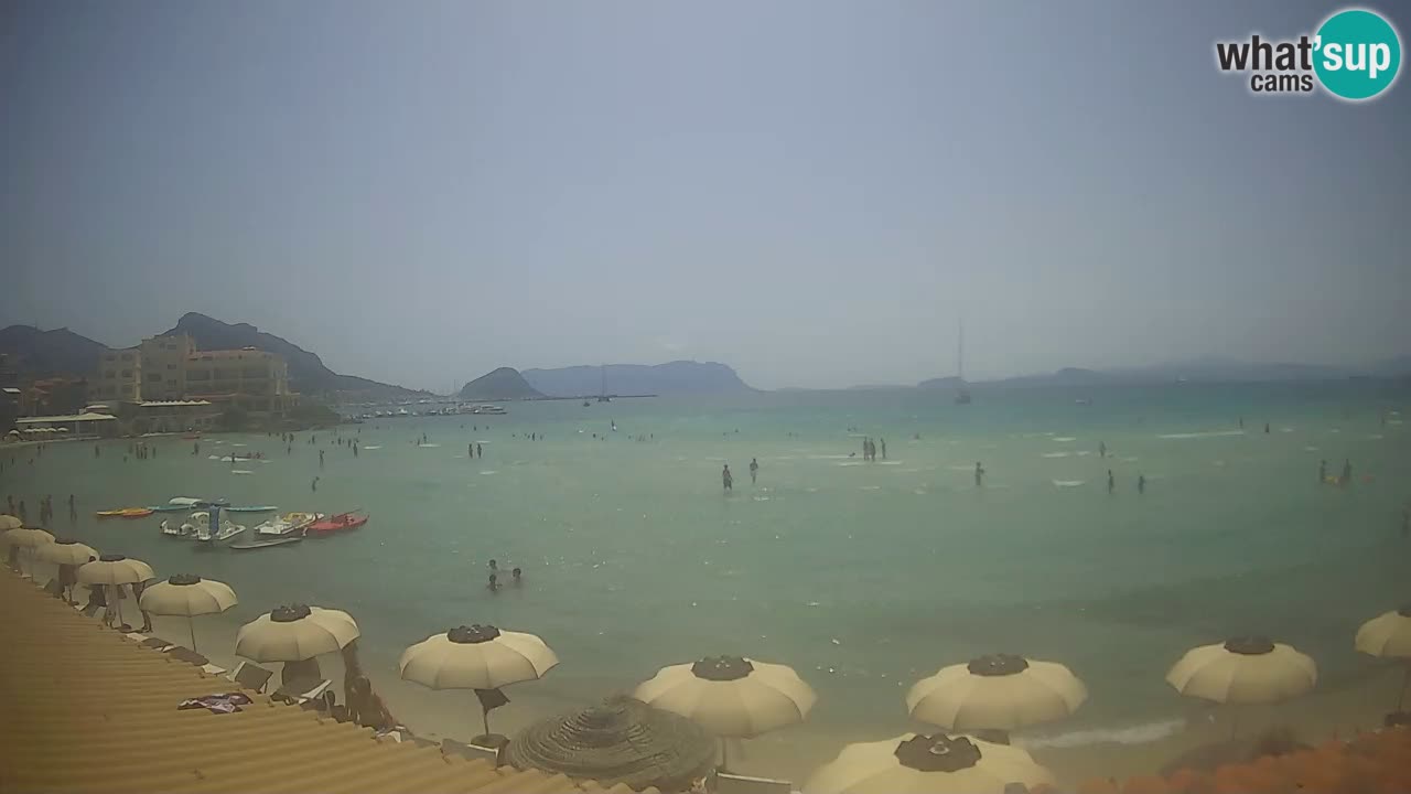 Webcam Terza Spiaggia Golfo Aranci – Vista en directo de la playa