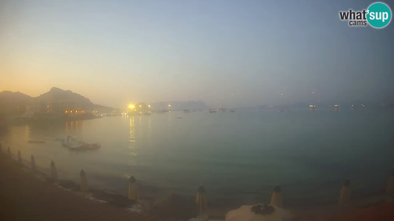 Webcam Terza Spiaggia Golfo Aranci – Vue en direct de la plage