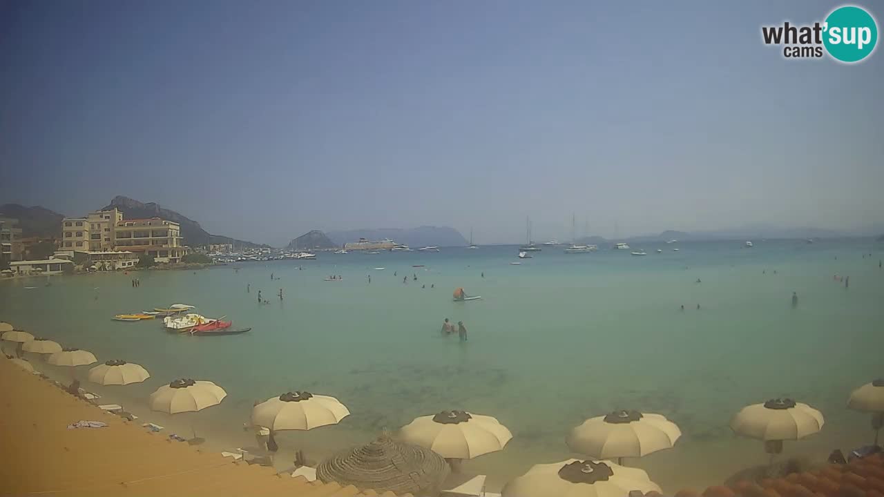 Webcam Terza Spiaggia Golfo Aranci – Vue en direct de la plage