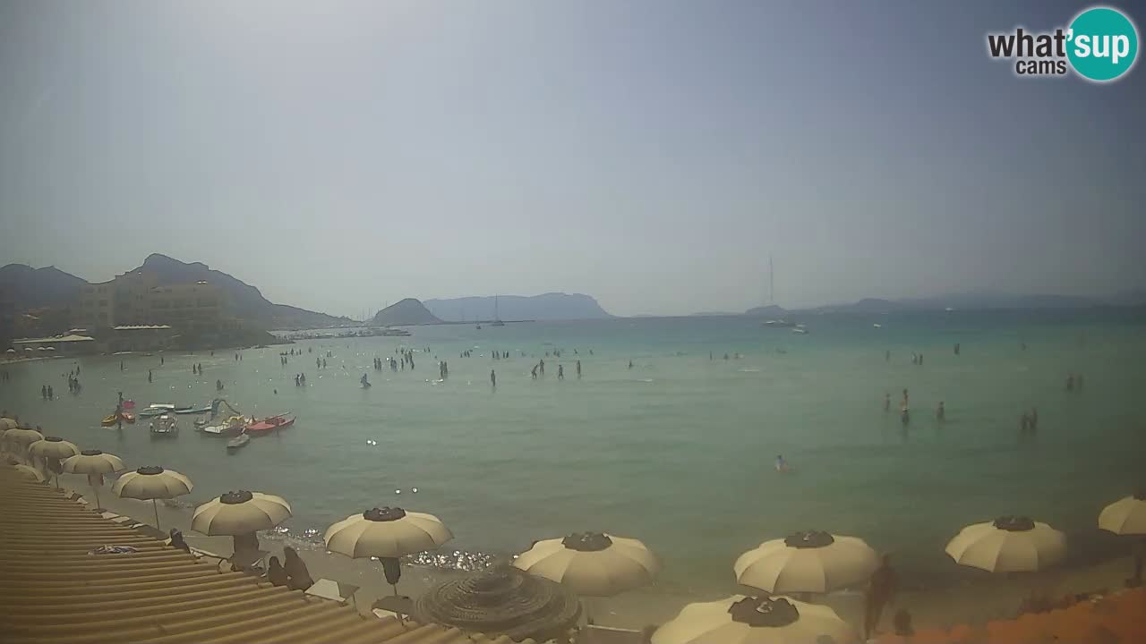 Webcam Terza Spiaggia Golfo Aranci – Vue en direct de la plage