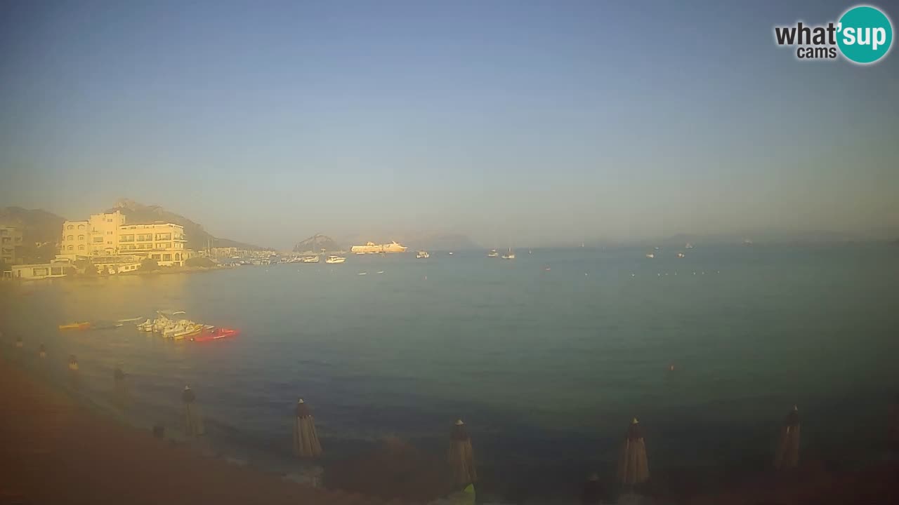 Webcam Terza Spiaggia Golfo Aranci – Vista en directo de la playa