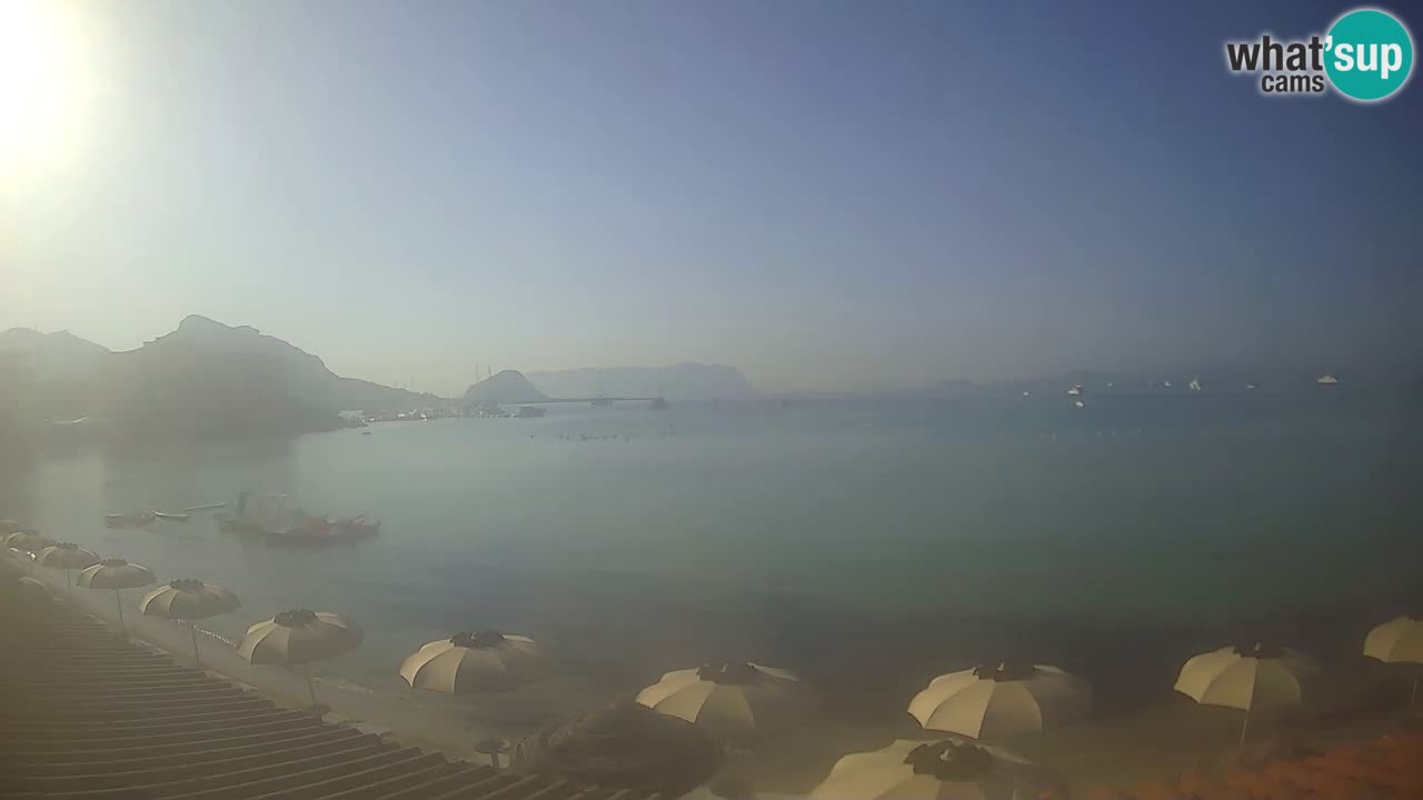 Webcam Terza Spiaggia Golfo Aranci – Vue en direct de la plage