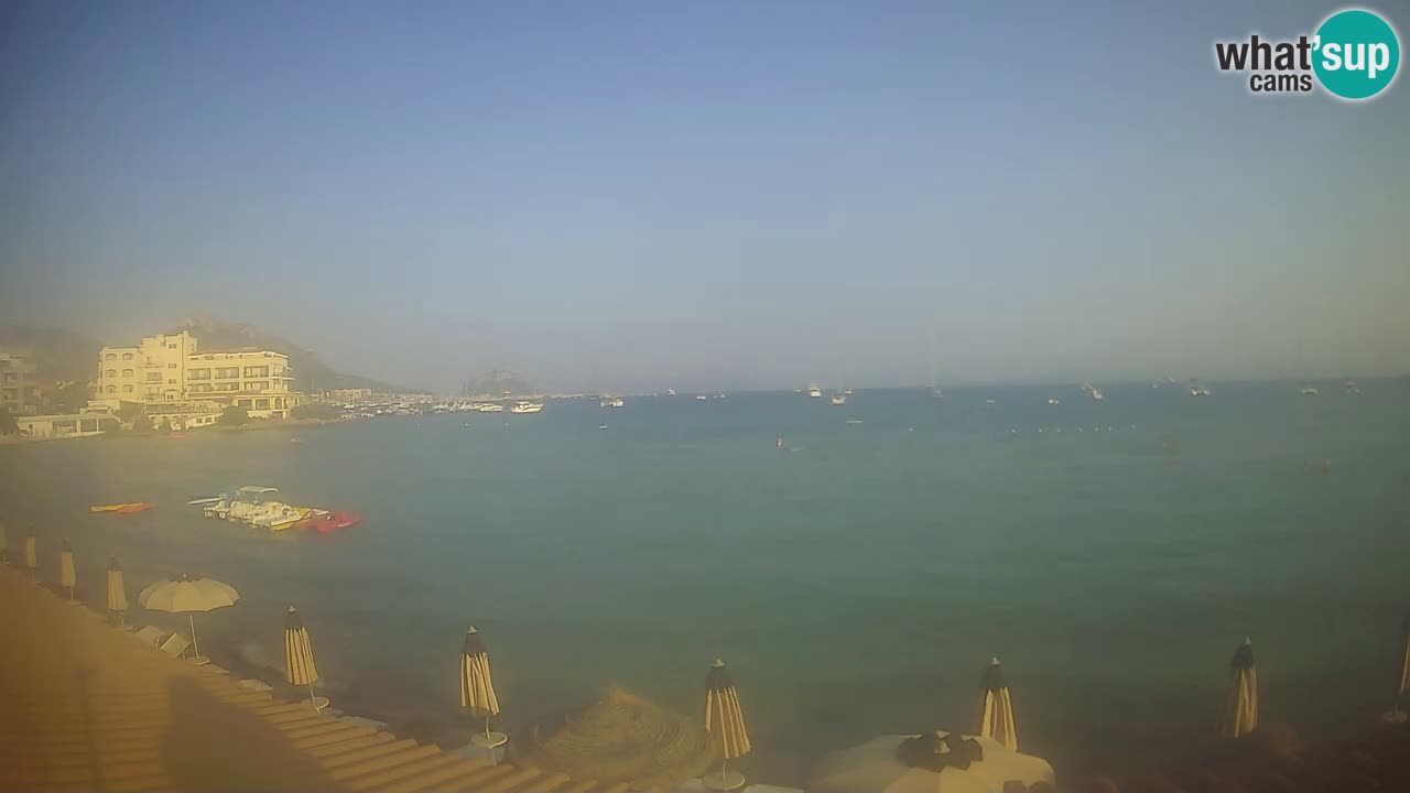 Webcam Terza Spiaggia Golfo Aranci – Liveblick auf den Strand