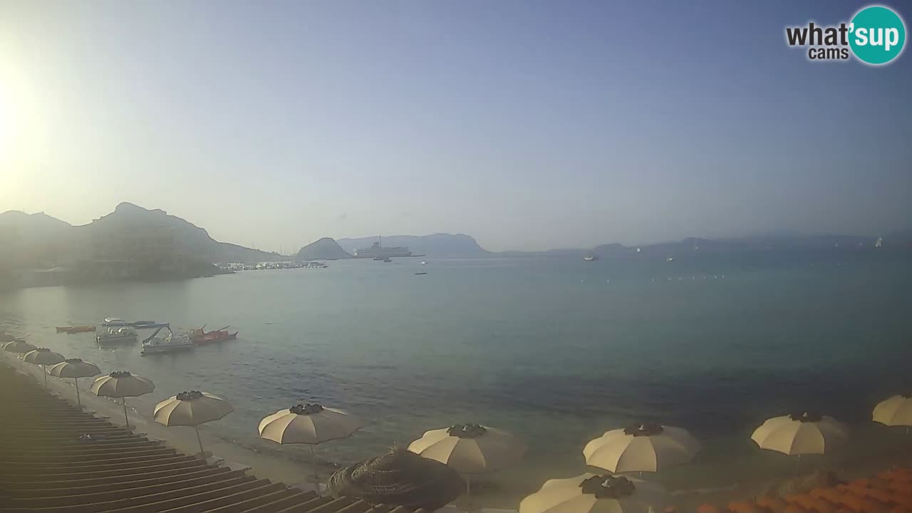 Webcam Terza Spiaggia Golfo Aranci – Vue en direct de la plage