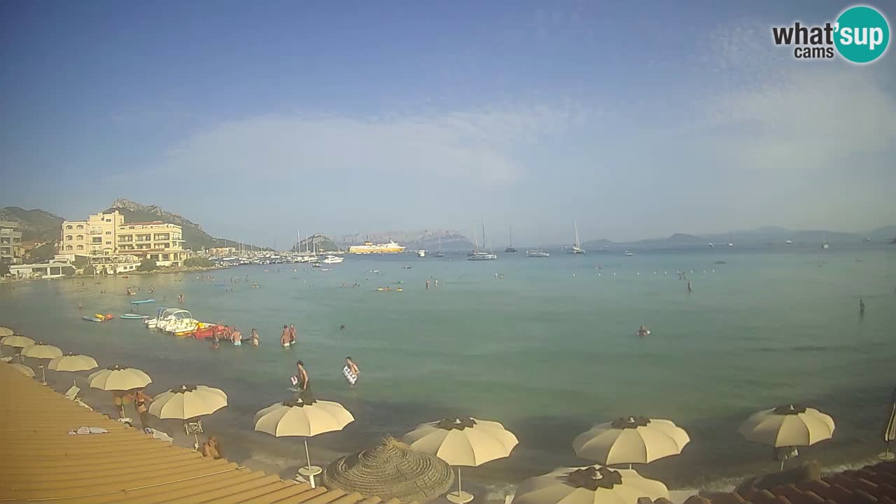 Webcam Terza Spiaggia Golfo Aranci – Liveblick auf den Strand