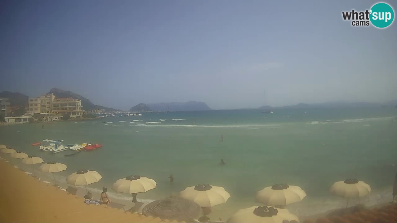 Webcam Terza Spiaggia Golfo Aranci – Vue en direct de la plage