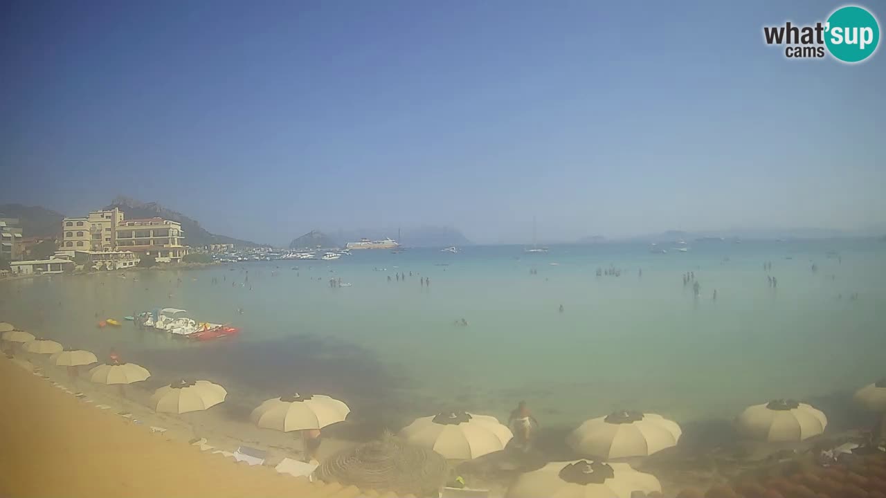 Webcam Terza Spiaggia Golfo Aranci – Liveblick auf den Strand
