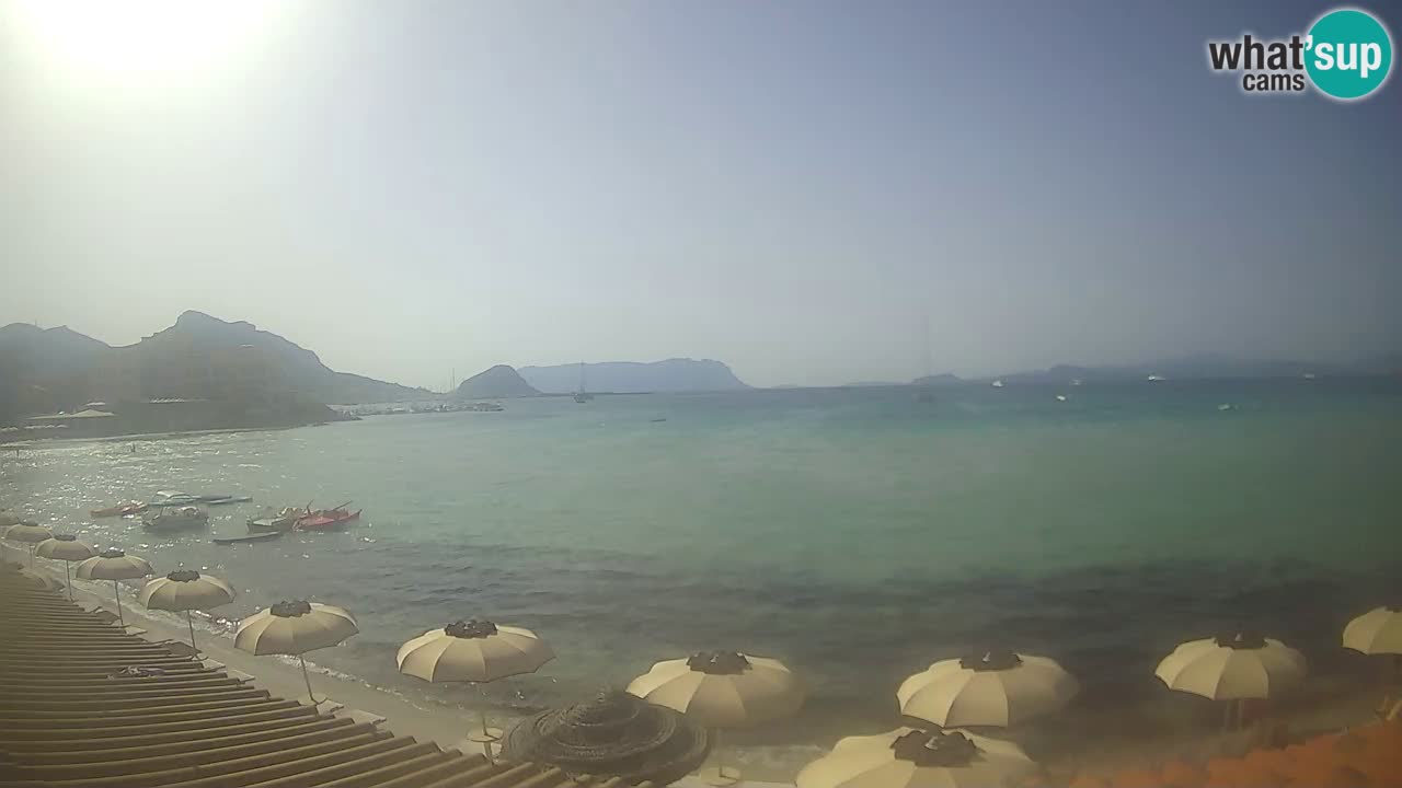 Webcam Terza Spiaggia Golfo Aranci – Vue en direct de la plage