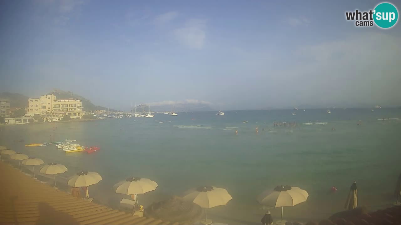 Webcam Terza Spiaggia Golfo Aranci – Liveblick auf den Strand