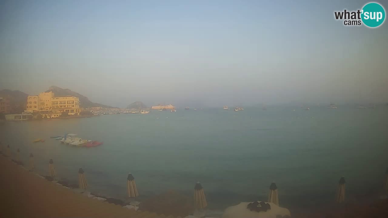 Webcam Terza Spiaggia Golfo Aranci – Vue en direct de la plage