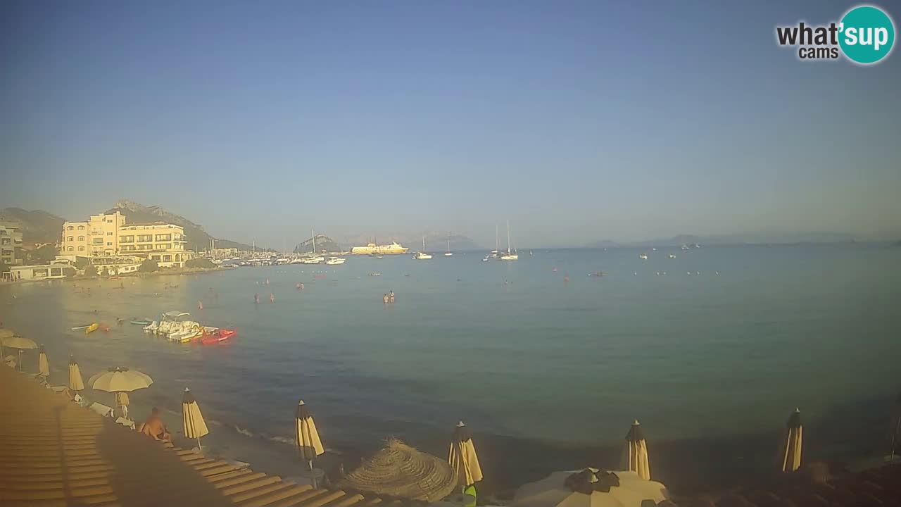 Webcam Terza Spiaggia Golfo Aranci – Liveblick auf den Strand
