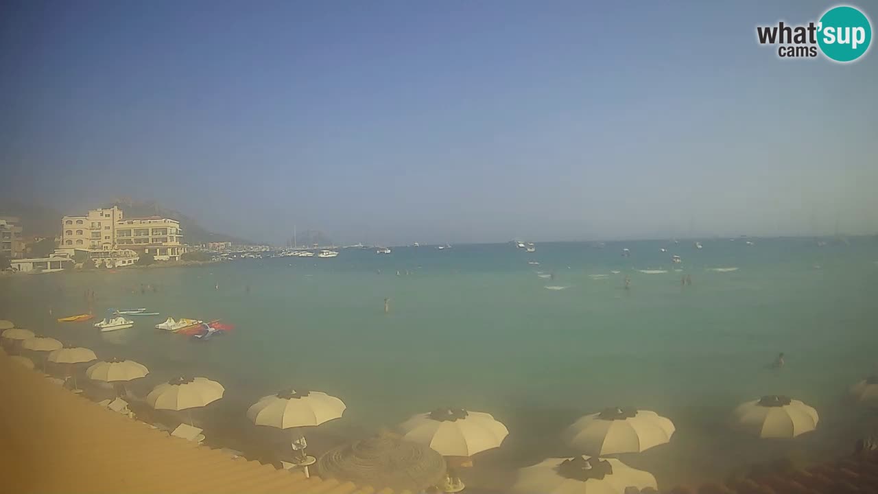 Webcam Terza Spiaggia Golfo Aranci – Vue en direct de la plage